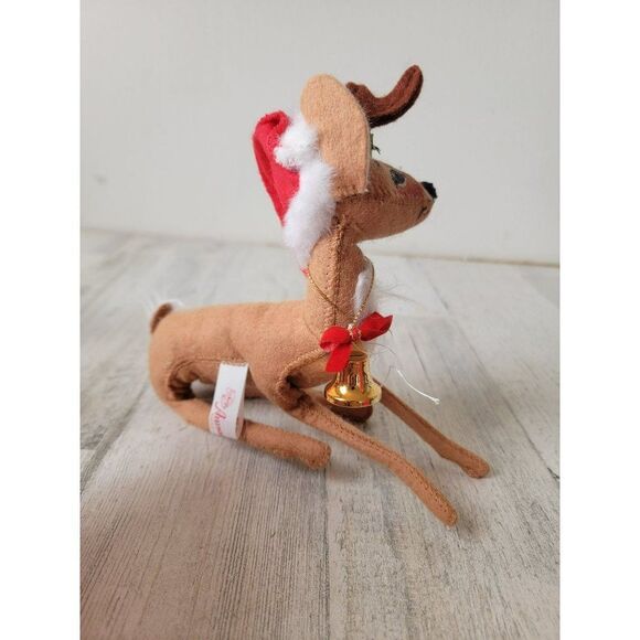 Annalee 1994 male reindeer Bell plush Xmas decor - Picture 3 of 6